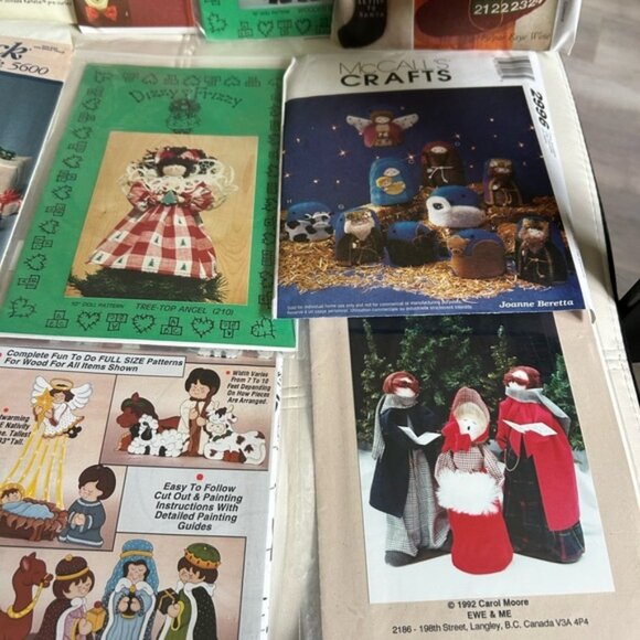 Christmas lot of home decor Sewing Pattern Set of nine 🪡 - Picture 5 of 6